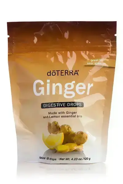 Льодяники з ефірною олією імбиру Ginger Drops купити